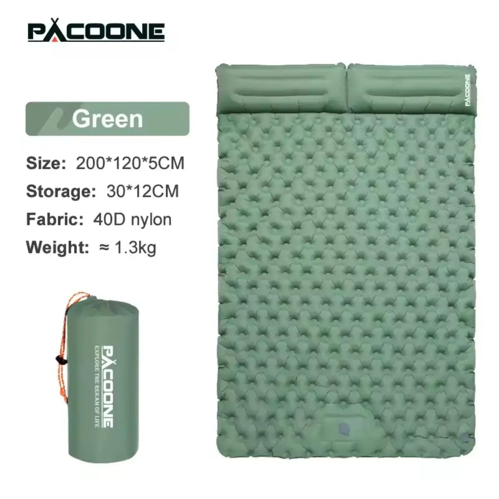 Foldable Outdoor Camping Inflatable Mattress - Warm, Ultra-Wide, Thick, Ultra-Light - Double-Use for Indoor Sleeping, Macgyverzoutpost