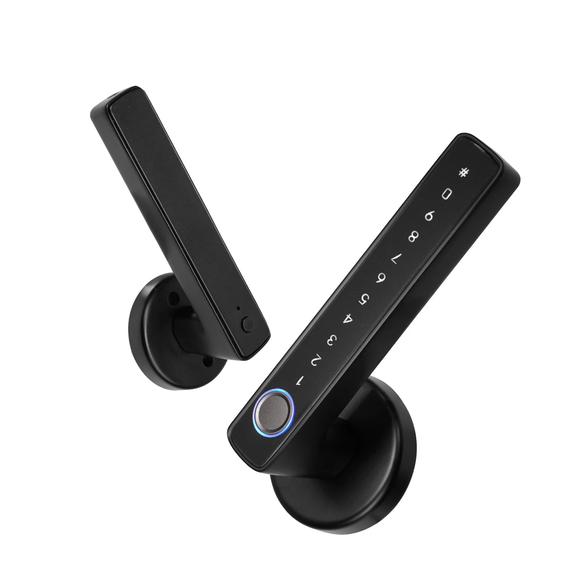 MOES Tuya Bluetooth Smart Fingerprint Door Handle Lock Electronic Password APP Remote