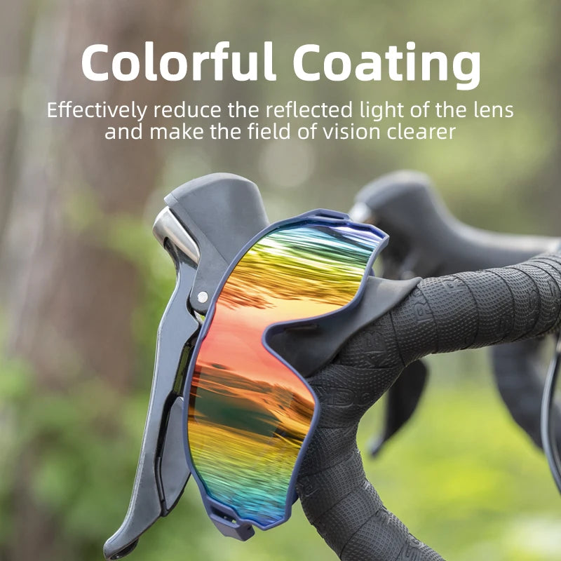 ROCKBROS Polarized Glasses UV400 Sunglasses Sport Protection Glasses Bicycling Eyewear Outdoor Hiking Camping Golf Cycling Goggles - Macgyverzoutpost