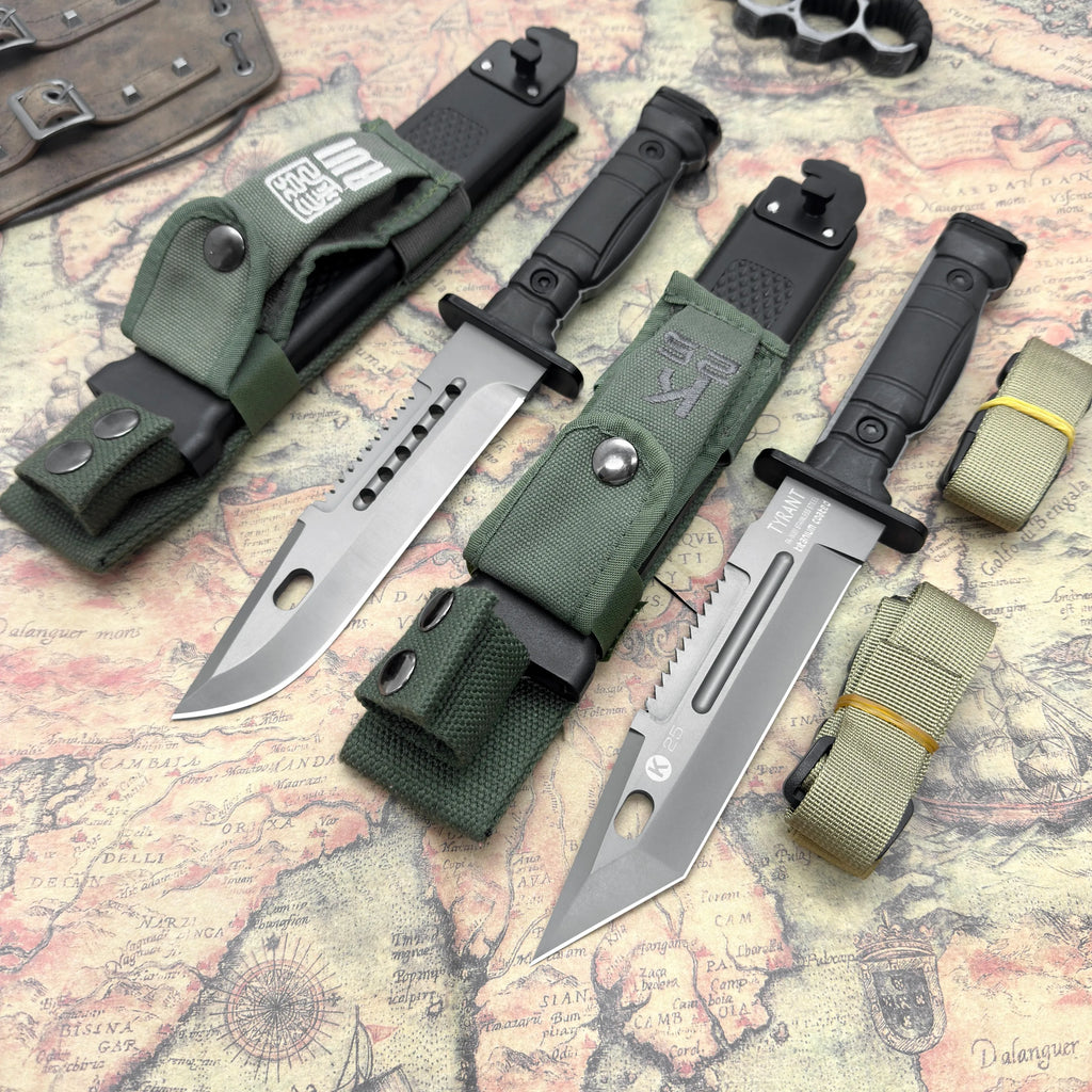 Multifunctional Knife, Essential for Wilderness Survival, Non-Slip Handle, Comes with Sheath