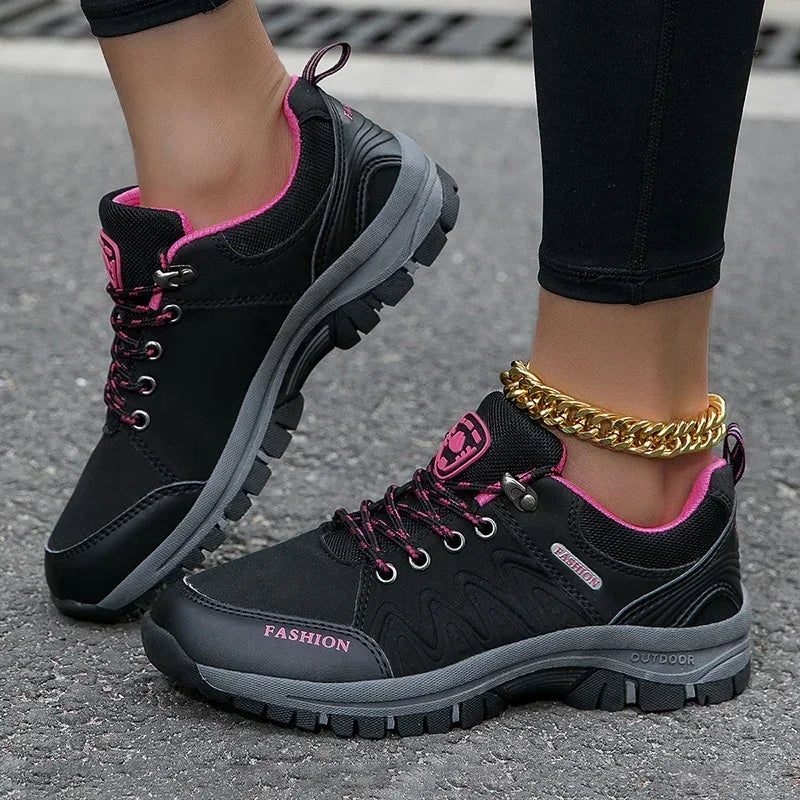 Women Non Slip Hiking Shoes, Comfort Outdoor Walking Climbing Jogging Sneakers Sports Footwear