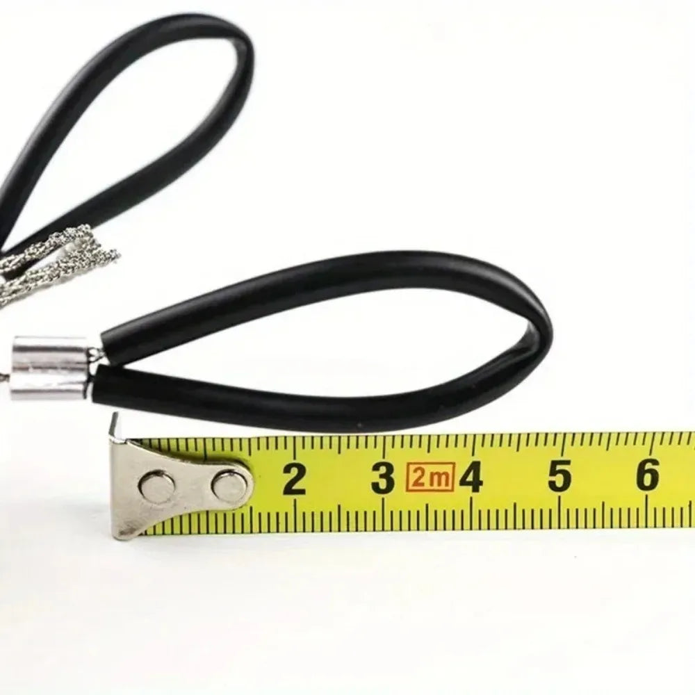Portable Stainless Steel Wire Saw PVC Pipe Cable Saw Manual Chain Saw Suitable for Hiking Camping Hunting Cutting Rope Saw