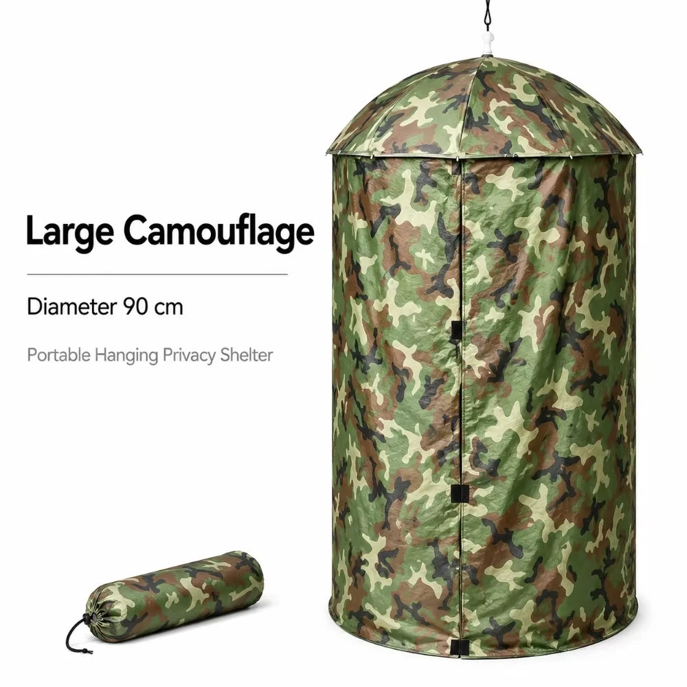 Outdoor Portable Hanging Privacy Shelter Pop-Up Changing Shower Tent Camping Car
