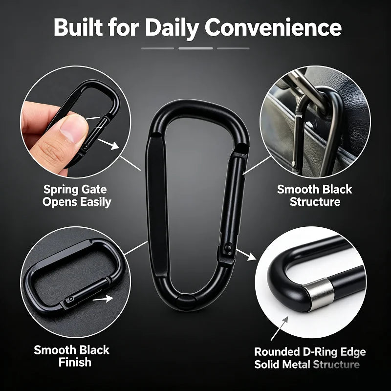 10/20PCS Small Carabiners Carabiner Clips Tactical Carabiners Camping Gadgets XKHWGJ06