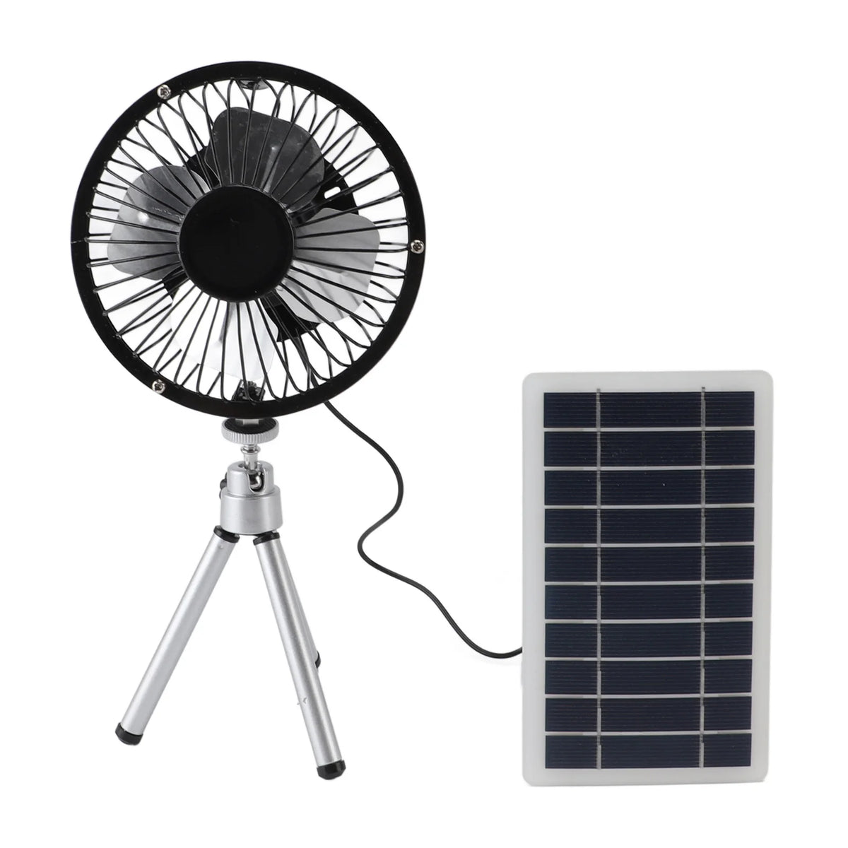 Solar Panel Powered Fan Quiet  Monocrystalline Silicon Portable Solar Fan