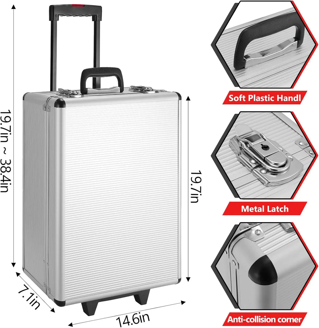 799pcs Tool Kit,Tool Trolley Case,Mechanics Box,Home Repair Toolbox,Portable DIY Set