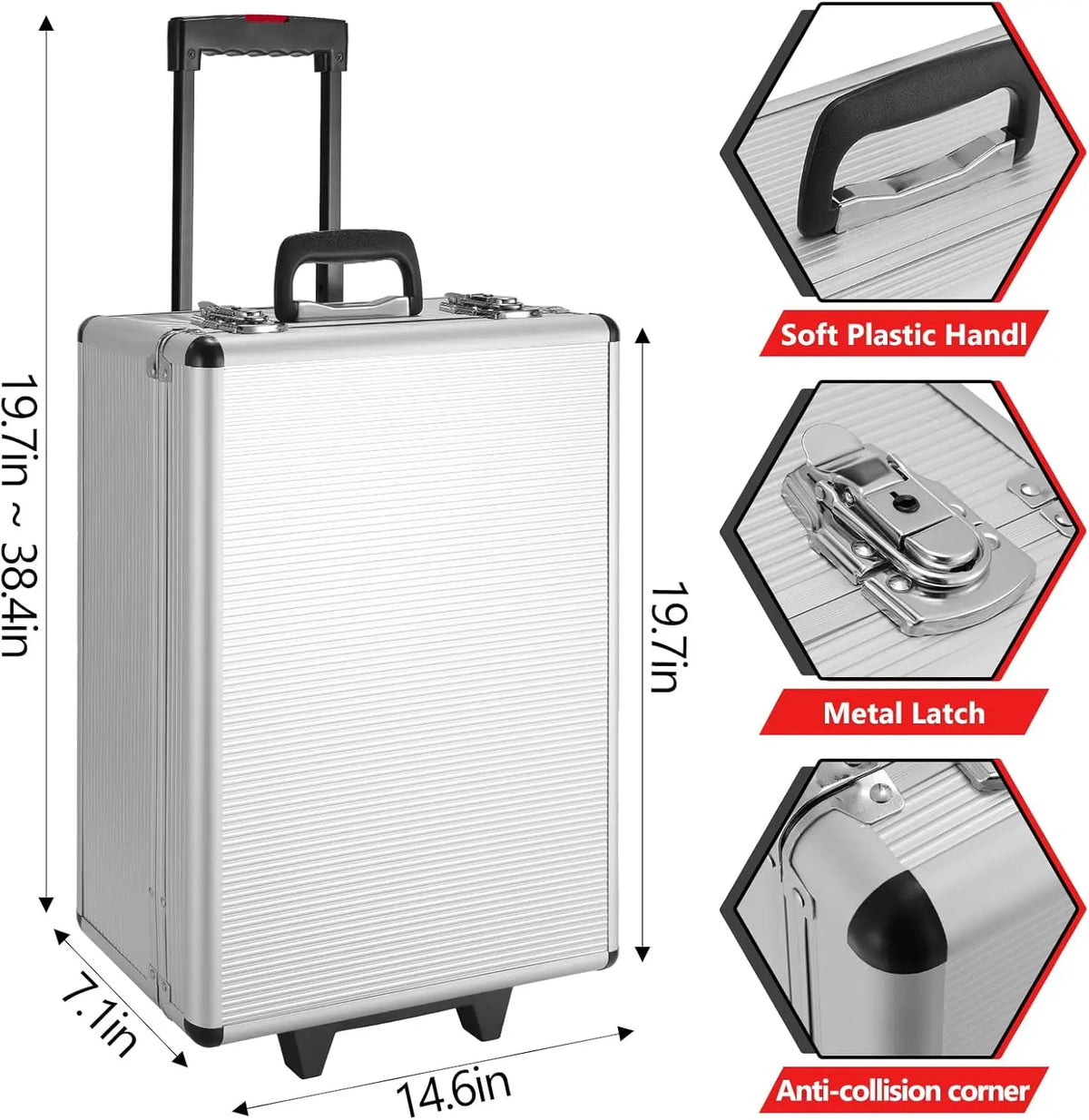 799pcs Tool Kit,Tool Trolley Case,Mechanics Box,Home Repair Toolbox,Portable DIY Set