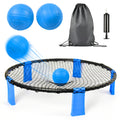 Portable Beach Ball Game with 2 Balls Outdoor Roundnet Game Set Sturdy Playing Net & Carry Bag, Classic Family Entertainment Game for Beach, Backyard, Lawn, Park, Camping and Gathering