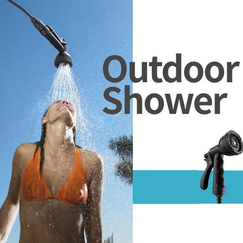 1PCS Outdoor Manual Camping Shower,Portable 3/5/8L Multi-functional Shower Pump