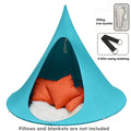 Hanging Chair Hammock, Portable Butterfly Shaped Swing Hanging Chair, 1200D Oxford Fabric Waterproof Casual Hanging Swing For Indoor Bedroom Living Room Decor, Outdoor Patio Garden Camping