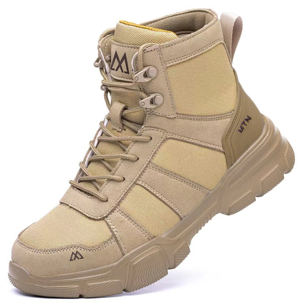 All Seasons Steel Toe Sneakers for Women Men Full Sizes Impact Resistant Steel Toe Cap Work Shoes Lightweight Comfortable Industrial Safety Shoes Wear Resistant Durable Construction Footwear