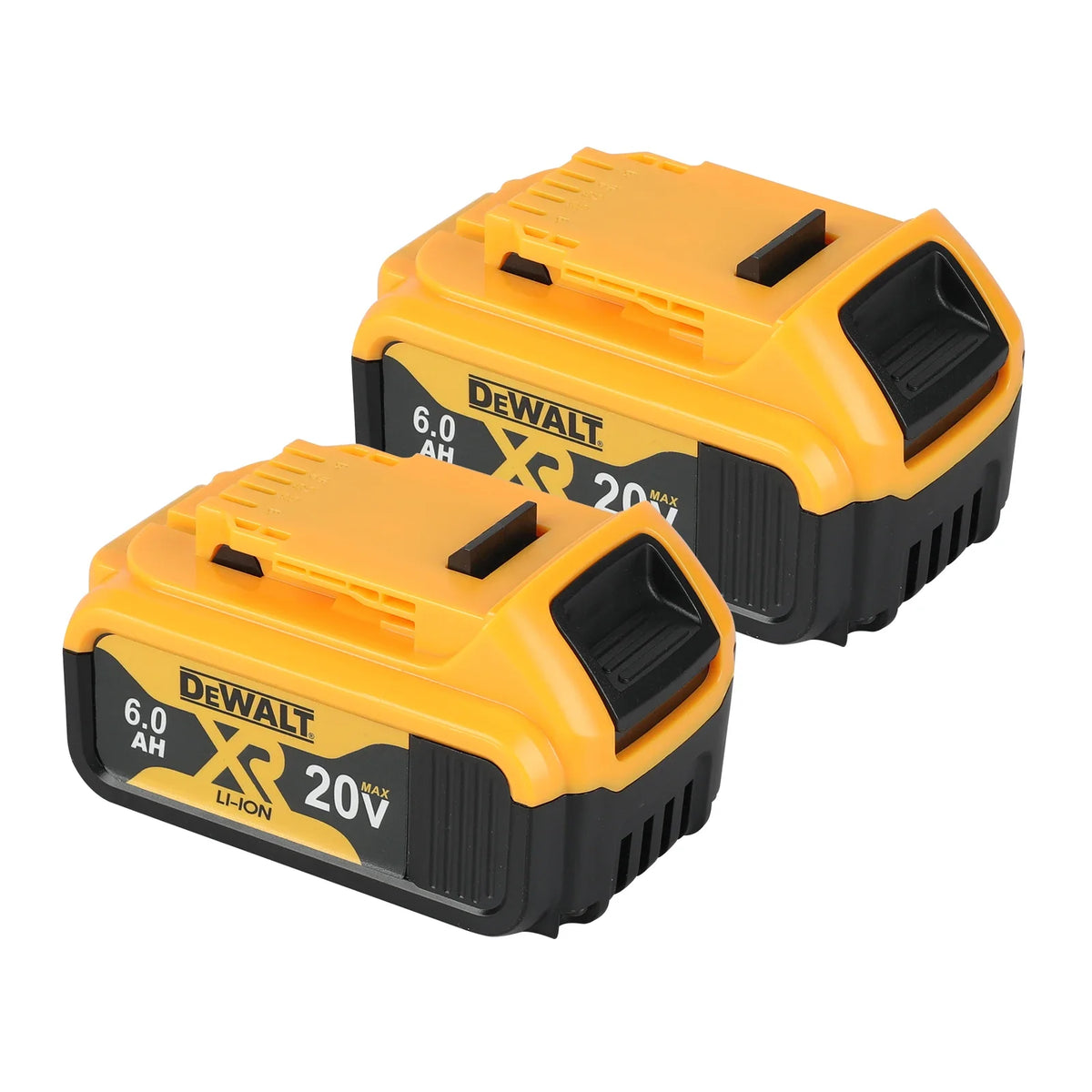 DEWALT DCB206 20V 6.0Ah Lithium Battery, XR High Capacity Cordless Power Tool Battery with LED Fuel Gauge
