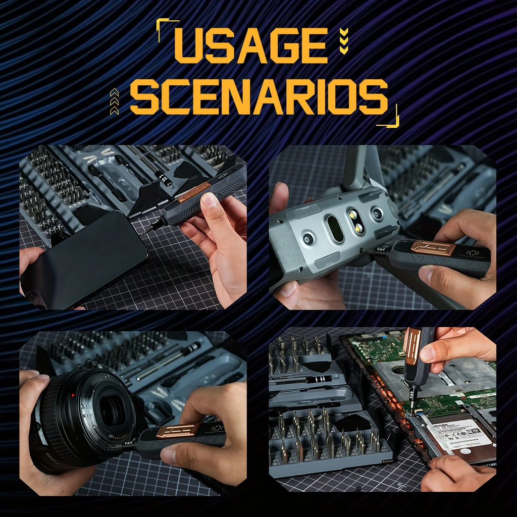 180 in 1 Precision Manual Multifunctional Screwdriver Set Magnetic Phillips Bits Mobile iPhone & PC & Glasses Repair Tool Gift - Macgyverzoutpost