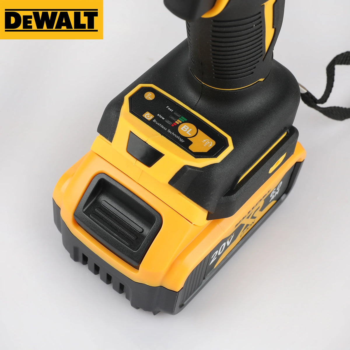 DEWALT DCF922B 20V MAX ATOMIC 1/2" Brushless Impact Wrench 450ft-lbs Breakaway 300ft-lbs Fastening 3-Speed Compact LED