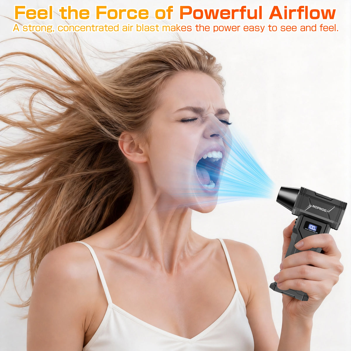 Turbo Fan Violent Jet Blower Cleaning Tools Powerful Car Vacuum Cleaner Hair Dryer Electric Air Duster