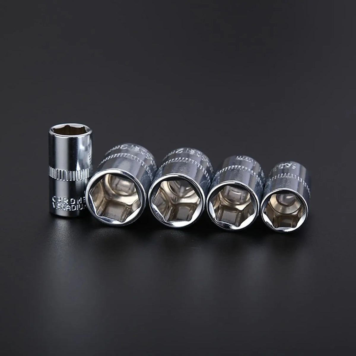 46/53Pcs Socket Wrench Set Auto Repair Mechanics Tools Household Garage Hand Drive Socket Tool Kit