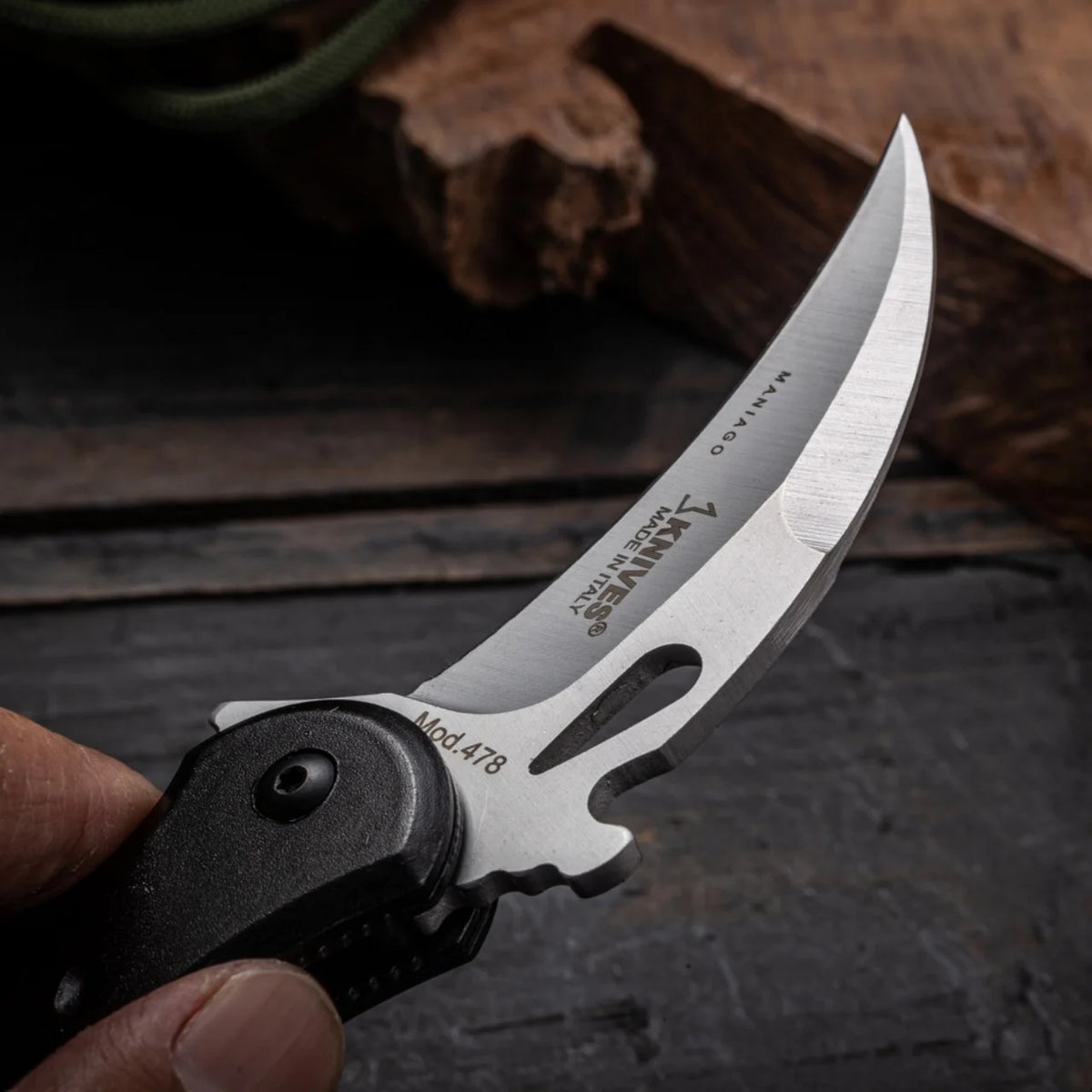 Factory Direct Portable Tactical Karambit Knife with High-Grade Nylon Fiber Handle US Stock Multi-Purpose Outdoor Knife OEM Custom Available Fast Delivery Ideal Holiday Present