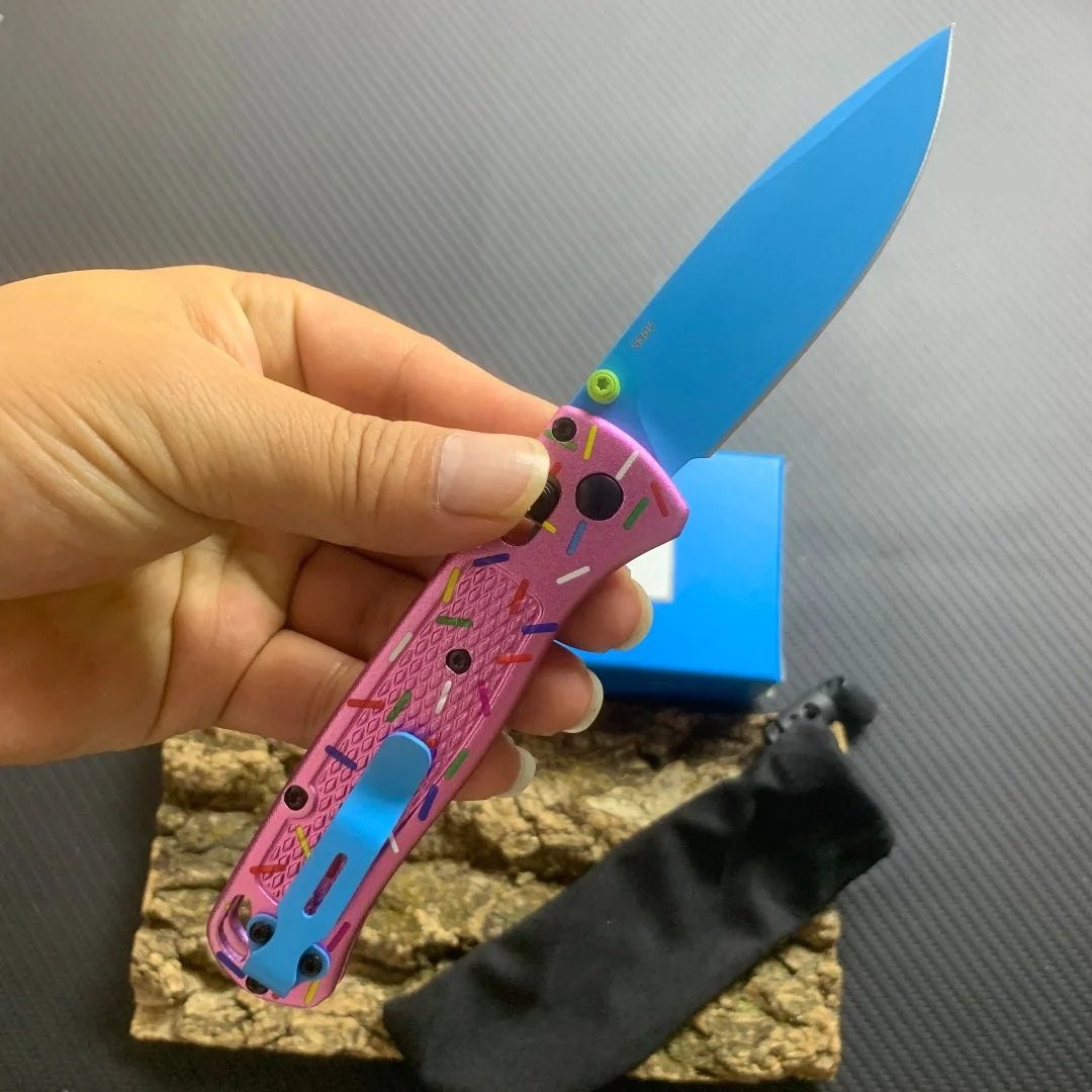 Factory Wholesale Retail BM535 Color Coated Folding Knife S30V Blade Aluminum Handle