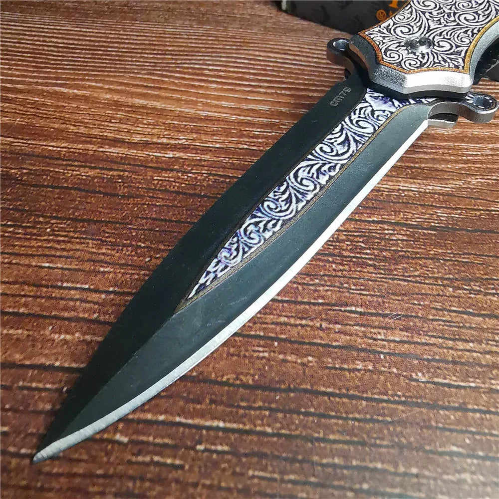 New Style Hot-selling High-quality Switchblade Multifunctional Outdoor Folding Knife Camping Survival Self-defense