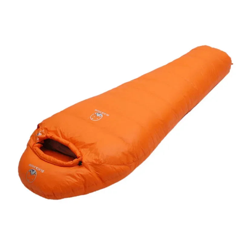 Very Warm White Goose Down Filled Adult Mummy Style Sleeping Bag Fit for Winter Thermal 4 Kinds of Thickness Camping Travel - Macgyverzoutpost