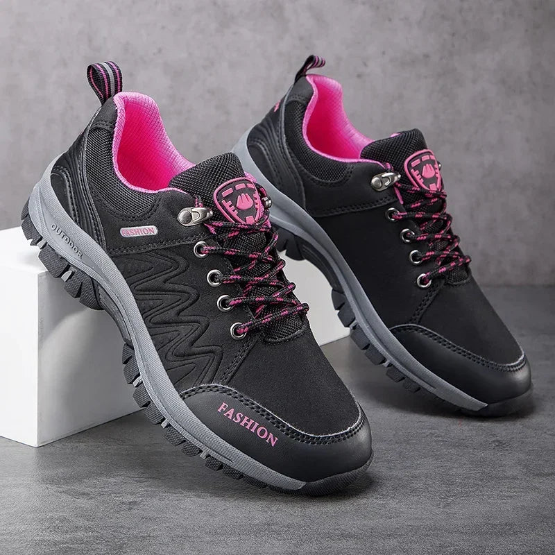 Women Non Slip Hiking Shoes, Comfort Outdoor Walking Climbing Jogging Sneakers Sports Footwear
