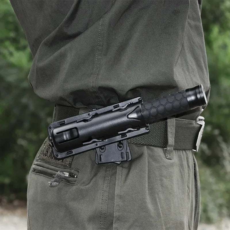 360 Degree Rotation Retractable Baton Case Holster Universal  Extensible Baton Holder Self Defense EDC Outdoor Survial Tool