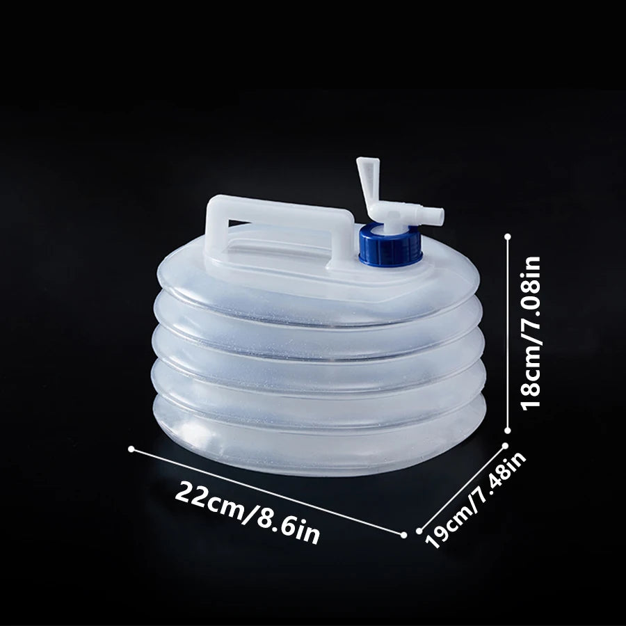 Portable 5/10L /15L Outdoor Foldable Collapsible Drinking Car Water Bag Carrier Container