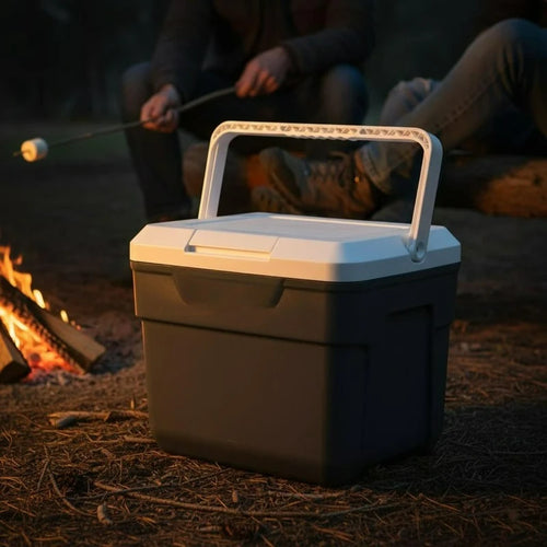 10 qt 14-Can Hard-Sided Cooler, Gray