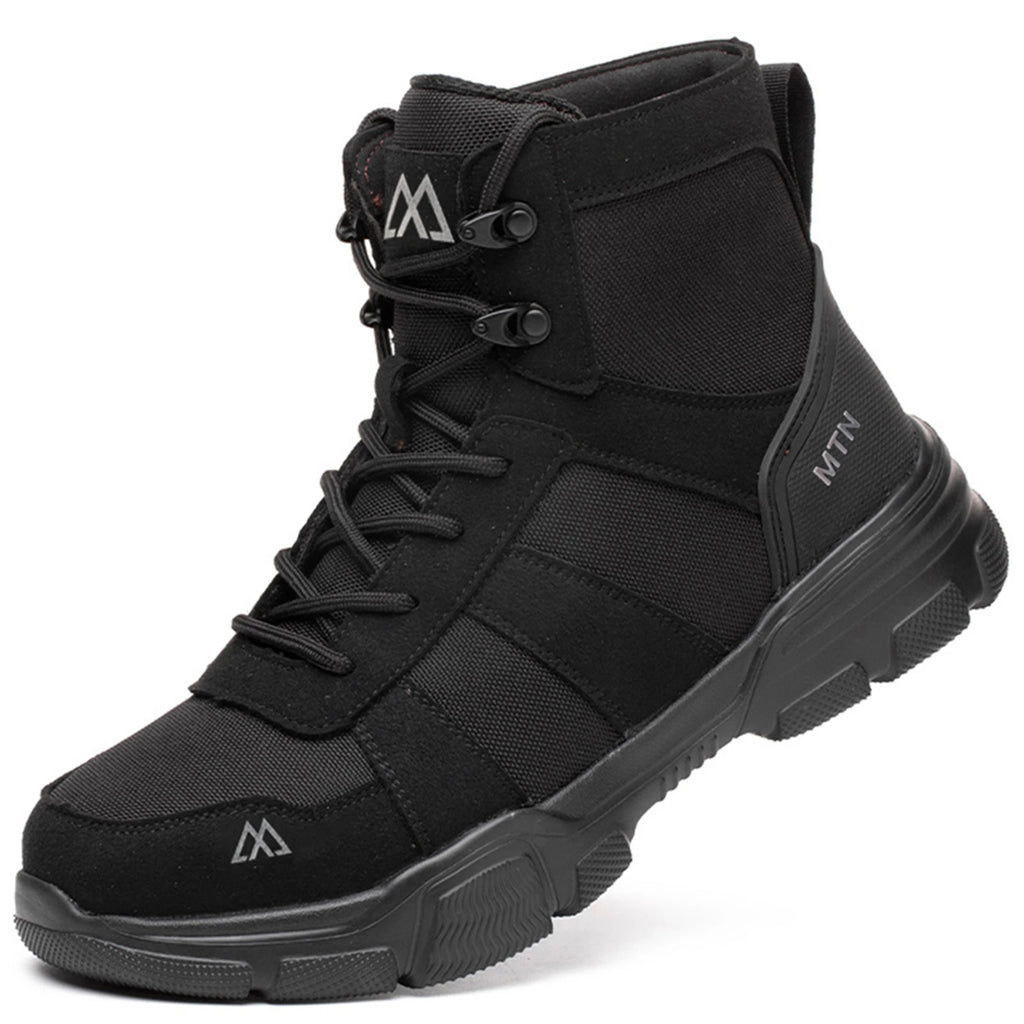 All Seasons Steel Toe Sneakers for Women Men Full Sizes Impact Resistant Steel Toe Cap Work Shoes Lightweight Comfortable Industrial Safety Shoes Wear Resistant Durable Construction Footwear