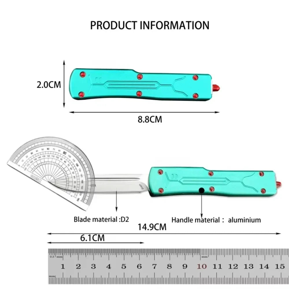 Multifunctional Drop Point Black Collectible Modern Folding Knives Outdoor Hunting Allows Easy Carrying Combat Tools Men's Gift
