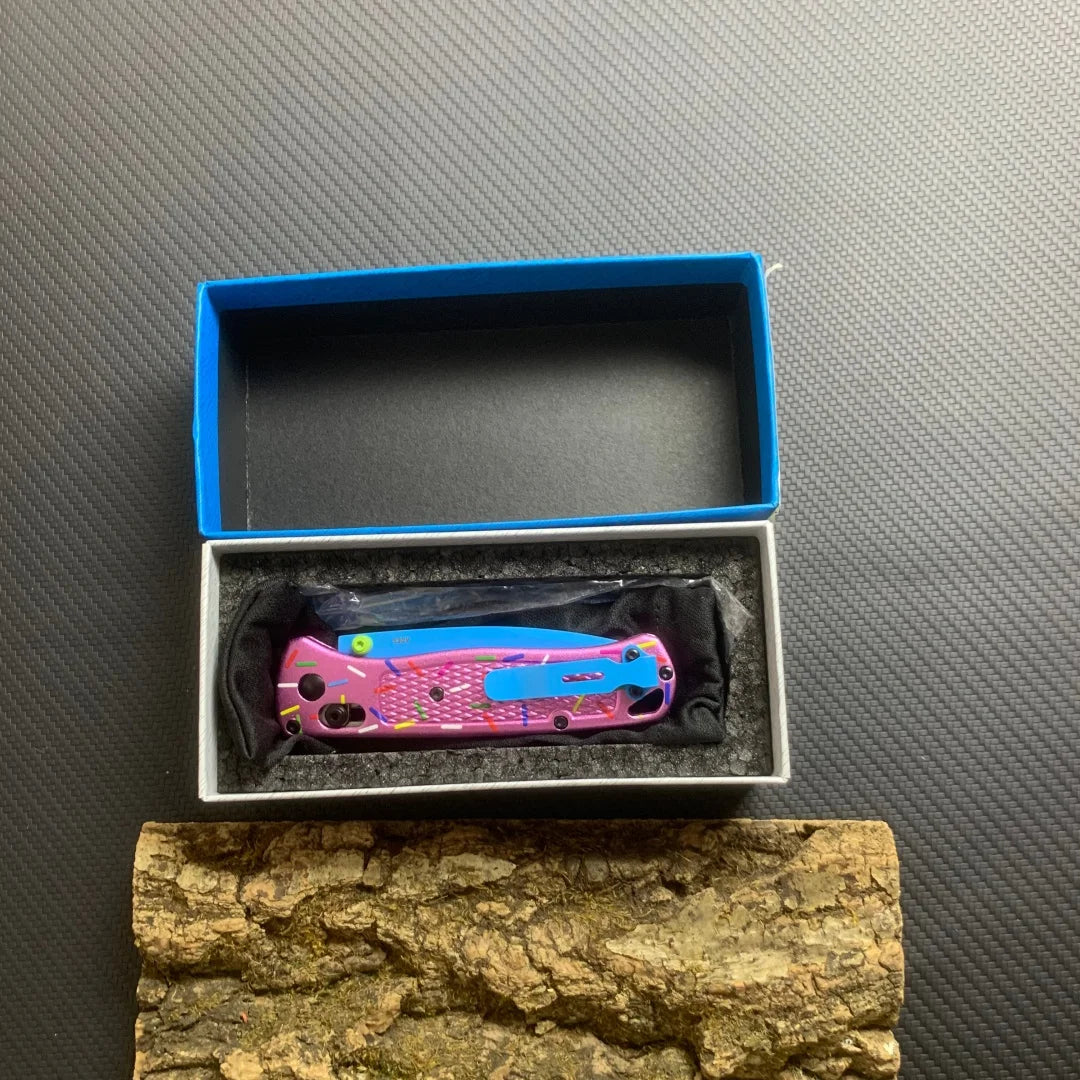 Factory Wholesale Retail BM535 Color Coated Folding Knife S30V Blade Aluminum Handle