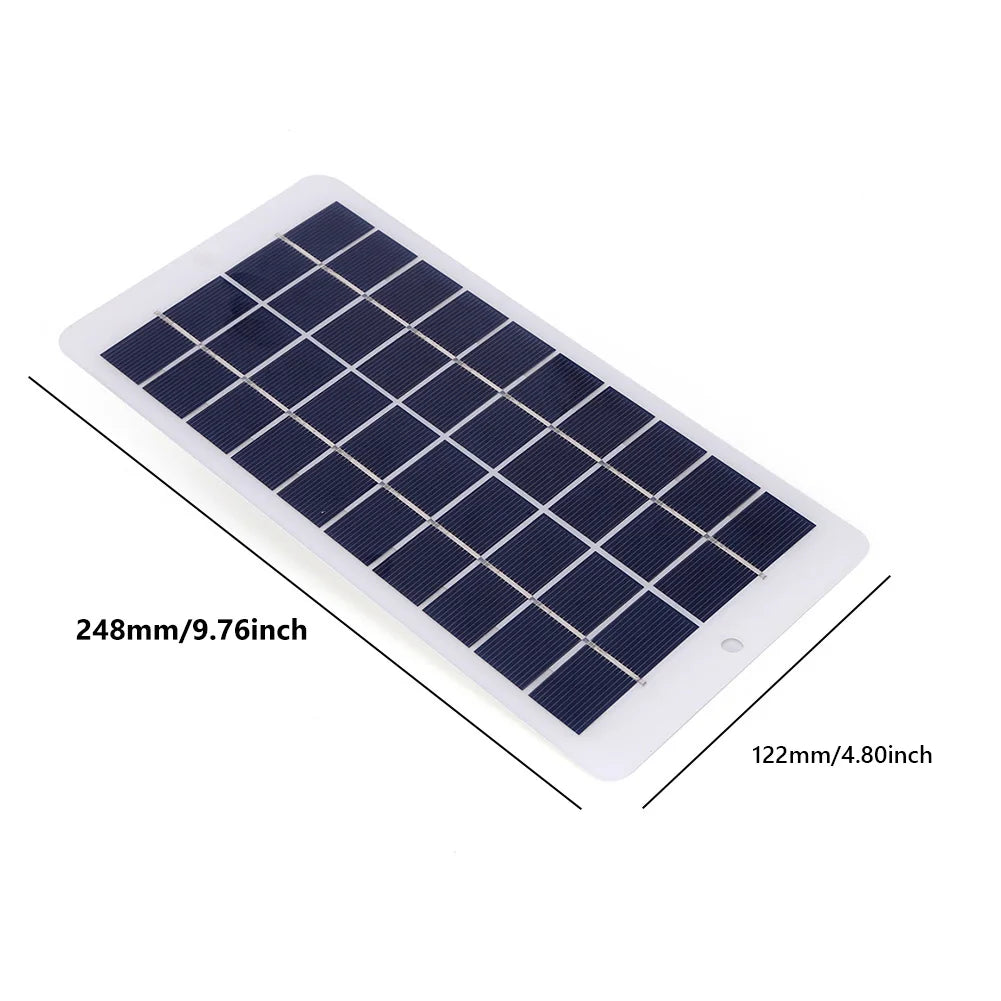 10W 5V USB Battery Charger Solar Panel Waterproof 900MA Output Lightweight Scratchproof Power Bank - Macgyverzoutpost