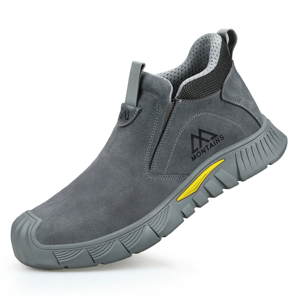 All Season Industrial Safety Shoes for Men Women Steel Toe Sneakers with Impact Resistant Steel Toe Cap Lightweight Comfortable Design for Construction Work, Wear Resistant Durable Full Sizes