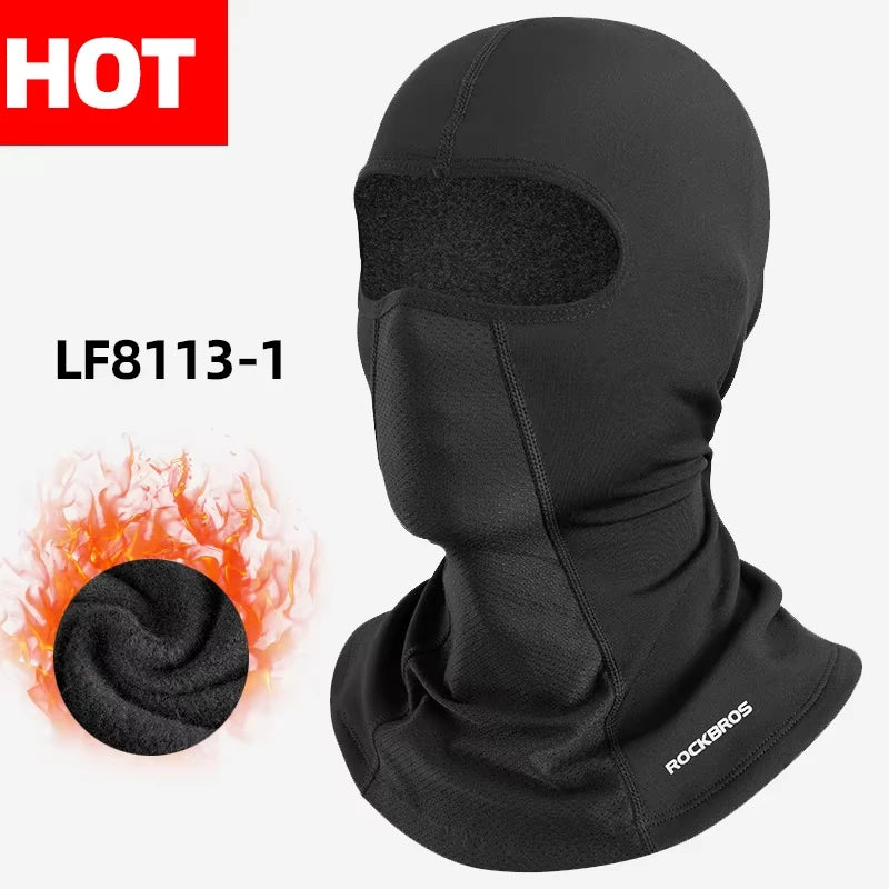 ROCKBROS Winter Face Mask Winter Cycling Climbing Hiking Fleece Thermal Keep Warm Windproof Motorcycle Cycling Balaclava - Macgyverzoutpost