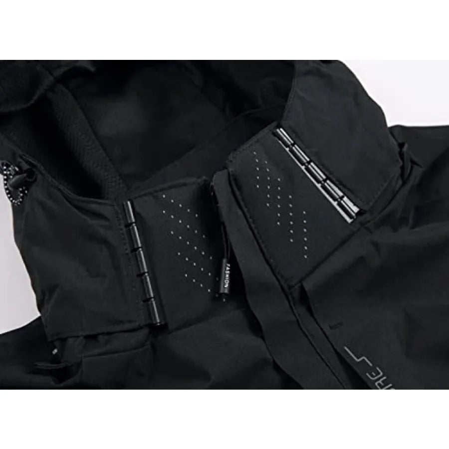 Men's Lightweight Waterproof Rain Jacket, Shell Hooded Outdoor Raincoat Hiking Windbreake jacket - Macgyverzoutpost