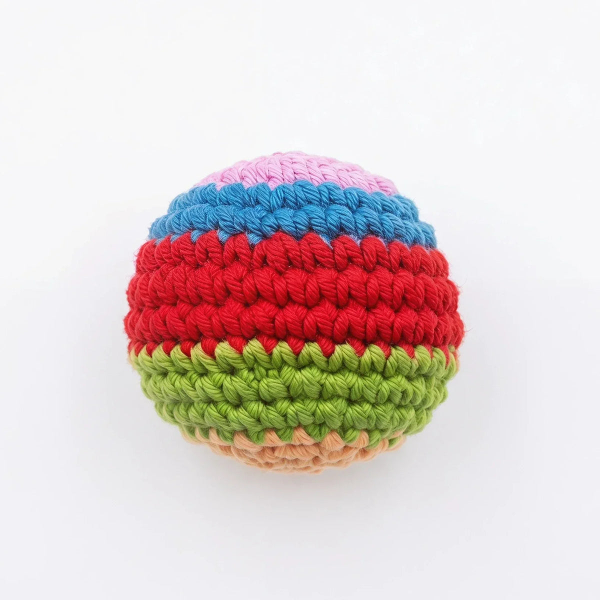 Hand-Knitted Hacky Sack Footbag Set, Cotton Crochet Kick Balls, Geometric Juggling Balls for Kids Adults Outdoor Games