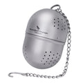 Boundless Voyage Titanium Tea Strainer Infusers Tea Ball with Extended Chain & Hook for Loose Tea, Herbs Ti/3207A - Macgyverzoutpost