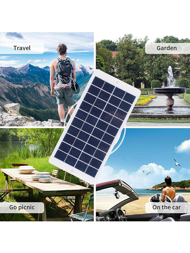10W 5V USB Battery Charger Solar Panel Waterproof 900MA Output Lightweight Scratchproof Power Bank - Macgyverzoutpost