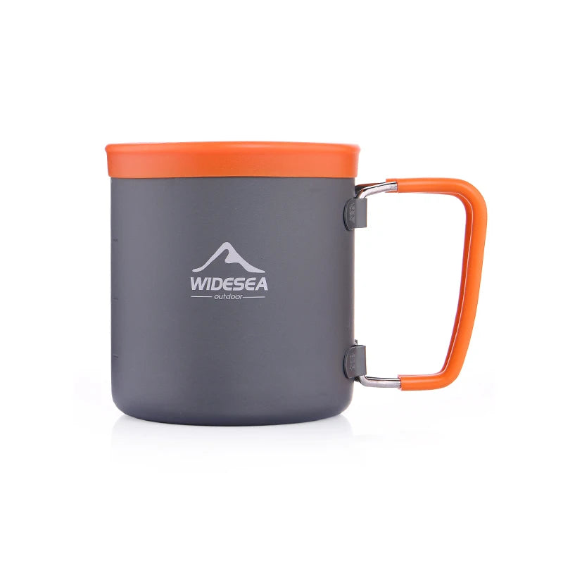 Camping Tableware Outdoor Cookware Set Pots Tourist Kettle Coffee Cup Kitchen Equipment Gear Utensils Hiking Picnic Travel