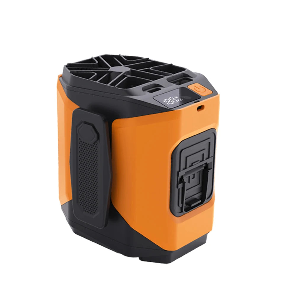 Portable Waist Fan Clip On, MAX 7H Work Time, Rechargeable Wearable Shirt Fan with Light,with Power Bank Function,16000RPM Powerful 5 Speed Belt Fans Personal Fan - Macgyverzoutpost