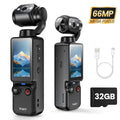 Portable Handheld Digital Camera, 1 Megapixel Resolution, 16x Digital Zoom, 2.5K Video Recording, 180° Rotating Lens, With Flash, Supports Night Shooting, Autofocus, Landscape/Portrait Modes, Supports 32GB Memory Cards, 2000