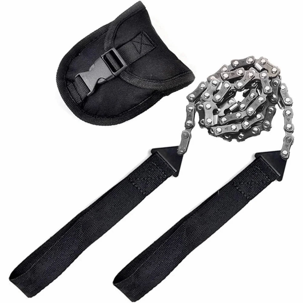 High Quality Portable Wire Saw Multi Function 11/33 Teeth Hand Drawn Saw with Pouch Durable Pocket Manual Saw Field Work