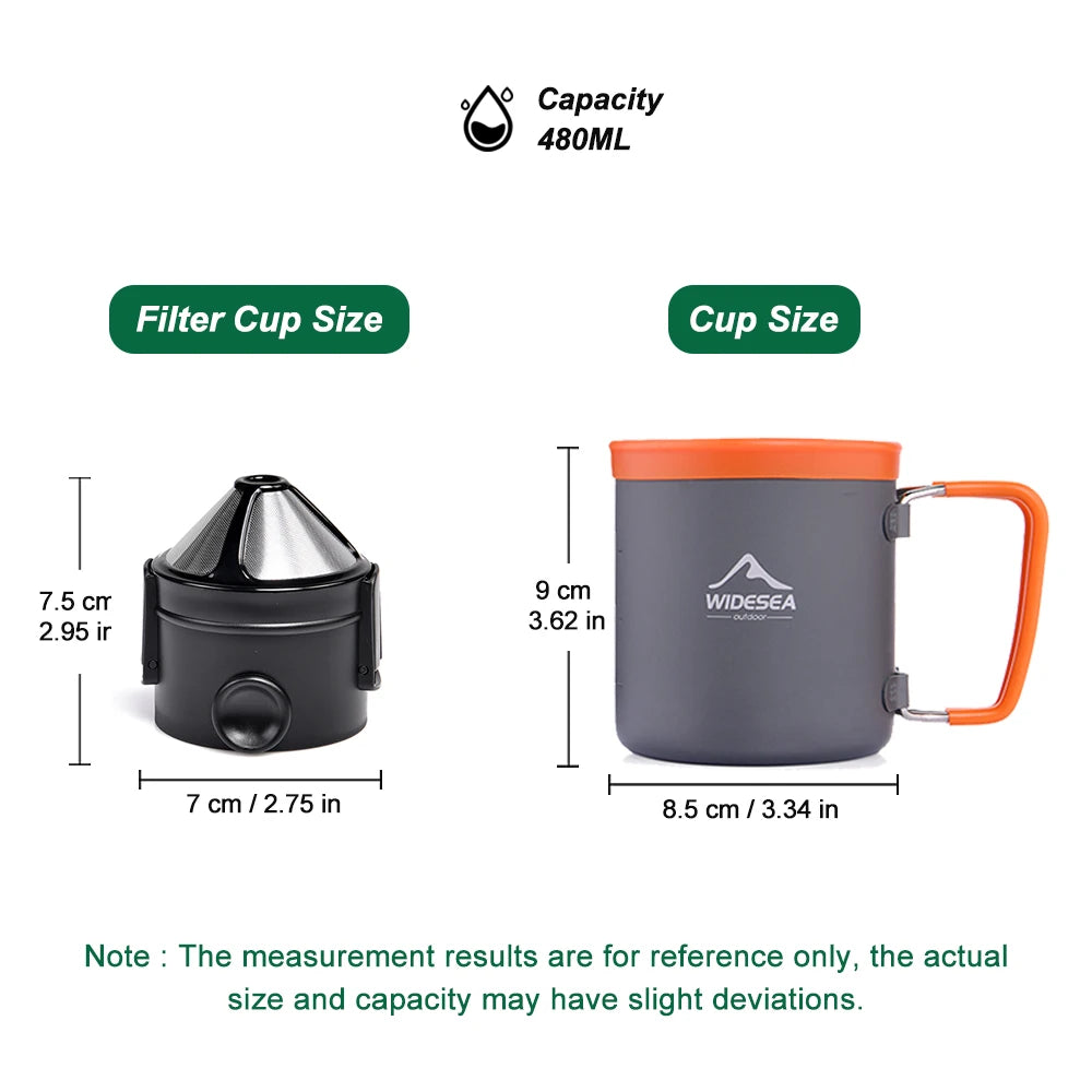 Camping Tableware Outdoor Cookware Set Pots Tourist Kettle Coffee Cup Kitchen Equipment Gear Utensils Hiking Picnic Travel