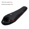 Very Warm White Goose Down Filled Adult Mummy Style Sleeping Bag Fit for Winter Thermal 4 Kinds of Thickness Camping Travel - Macgyverzoutpost
