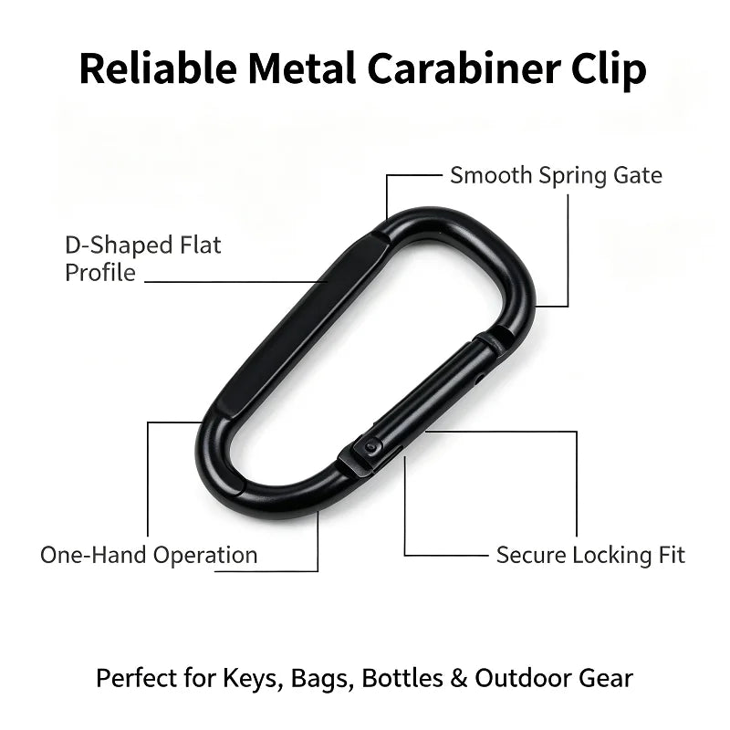 10/20PCS Small Carabiners Carabiner Clips Tactical Carabiners Camping Gadgets XKHWGJ06