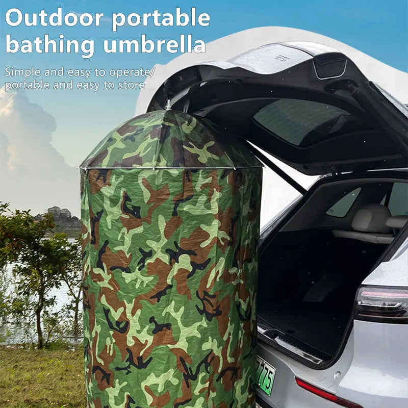 Outdoor Portable Hanging Privacy Shelter Pop-Up Changing Shower Tent Camping Car