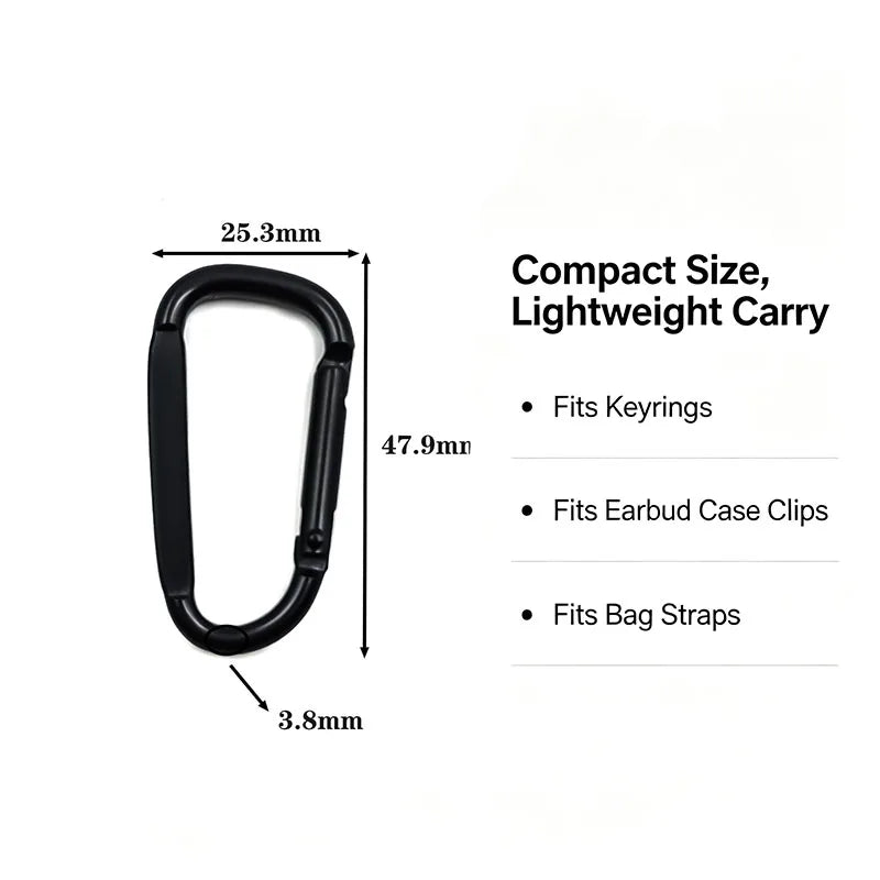 10/20PCS Small Carabiners Carabiner Clips Tactical Carabiners Camping Gadgets XKHWGJ06
