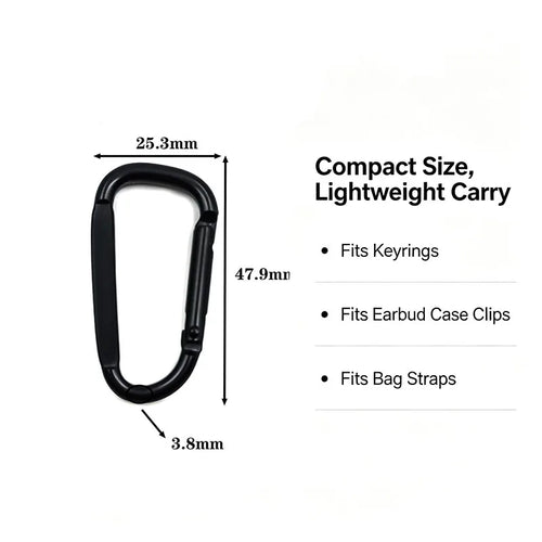 10/20PCS Small Carabiners Carabiner Clips Tactical Carabiners Camping Gadgets XKHWGJ06