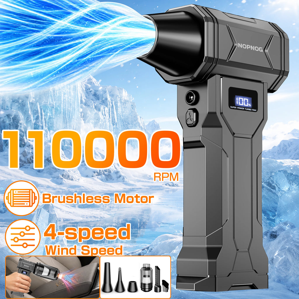 Turbo Fan Violent Jet Blower Cleaning Tools Powerful Car Vacuum Cleaner Hair Dryer Electric Air Duster