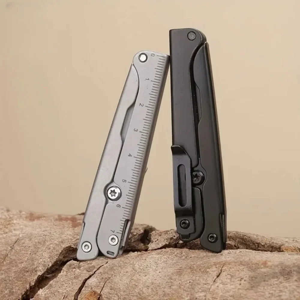 1PC Portable Folding Mini Stainless Steel Scissors Multi Functional Outdoor Emergency Pocket Tool Camping Survival Cutting Tool